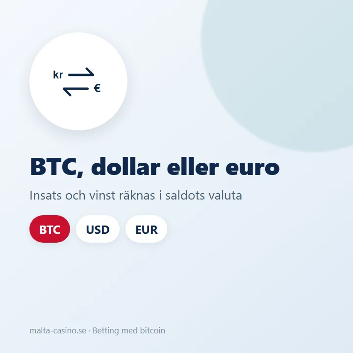 Illustration: insats och vinst räknas i saldots valuta, i BTC eller dollar
