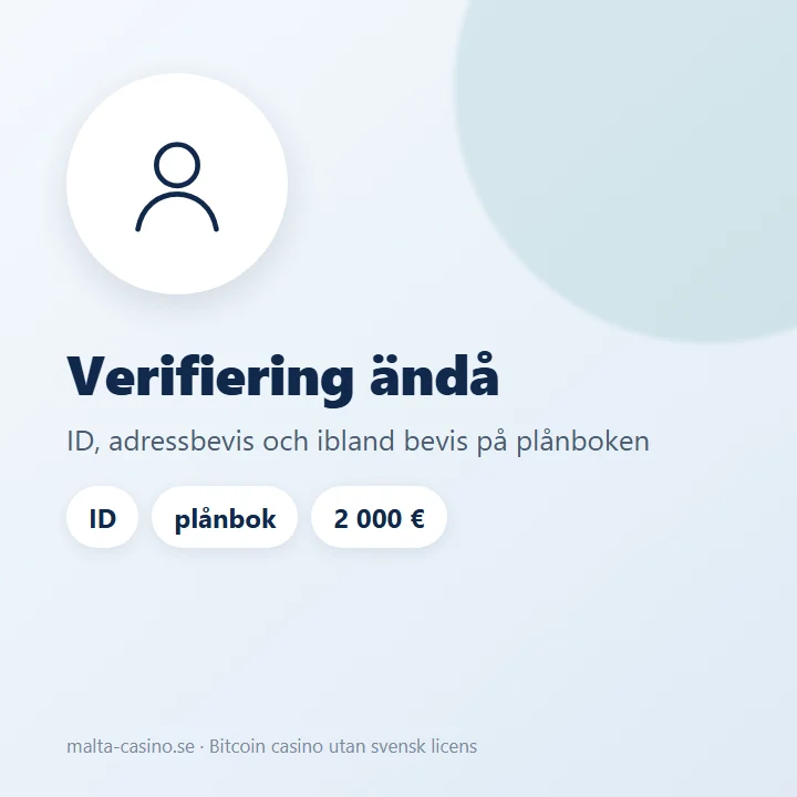 Illustration: casinot kan begära ID och bevis på plånboken före uttag