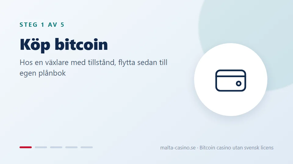 Köp bitcoin hos en växlare med tillstånd