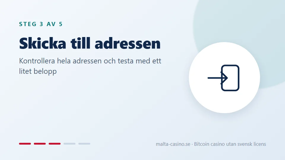 Kopiera adressen och skicka