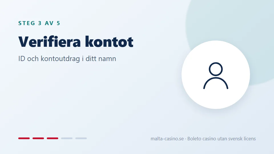 Verifiera kontot