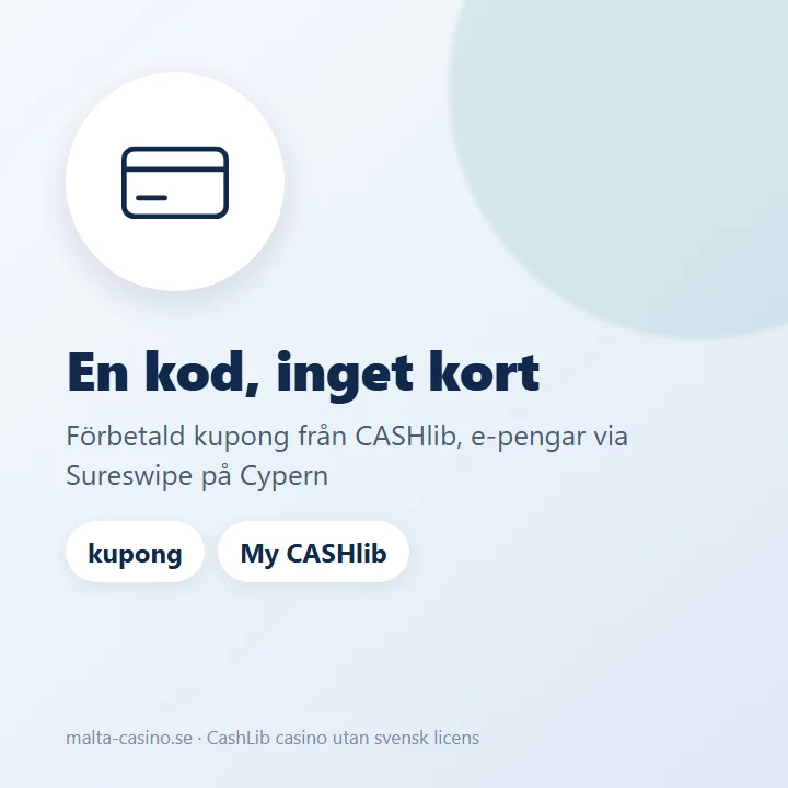 Illustration: en CashLib-kupong är en sifferkod som löses in i kassan