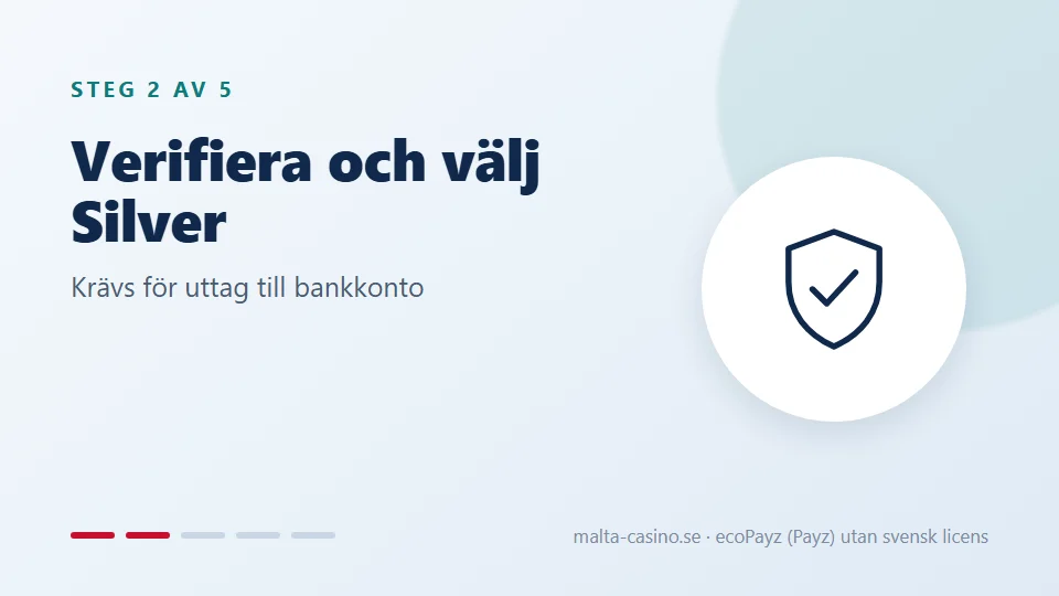 Verifiera och uppgradera till Silver