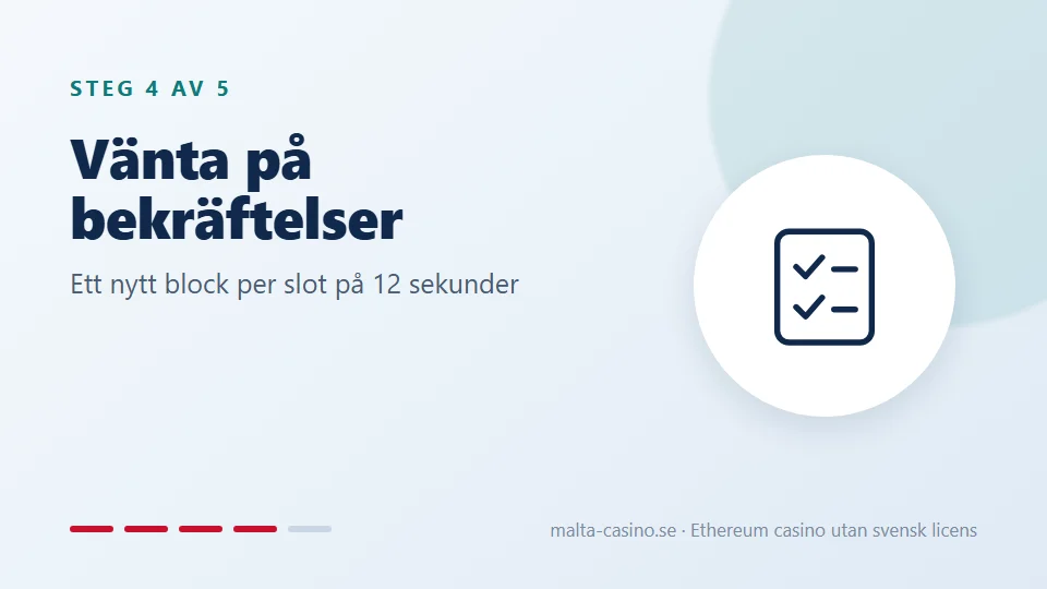 Vänta på bekräftelserna