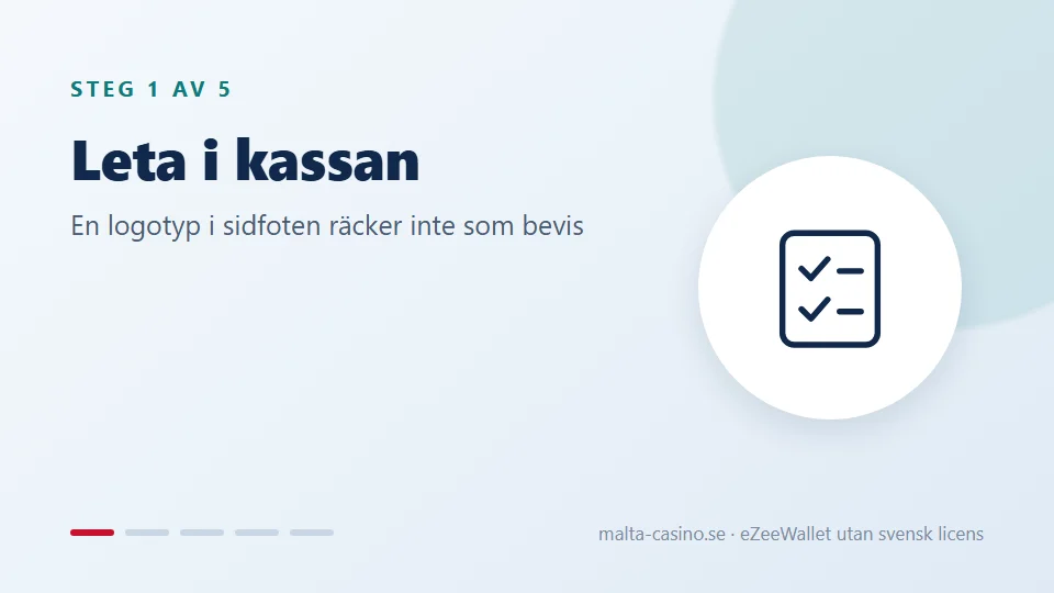 Leta efter eZeeWallet i kassan
