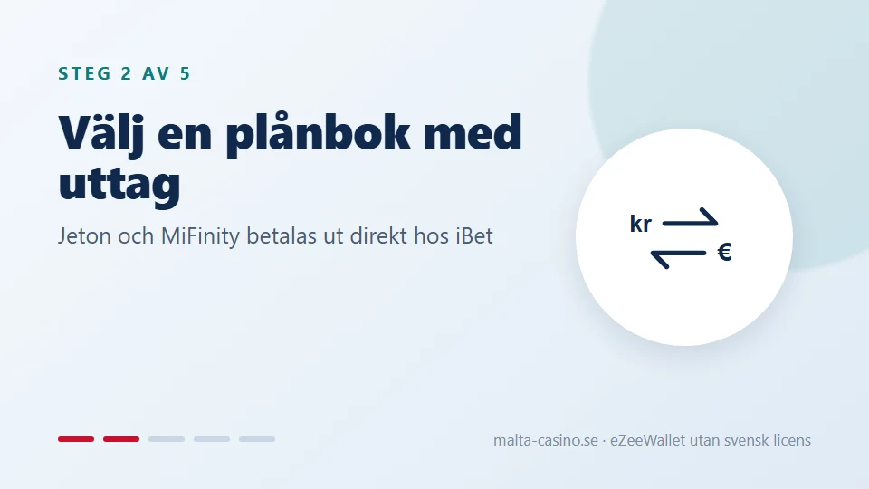 Välj en plånbok som casinot betalar ut till