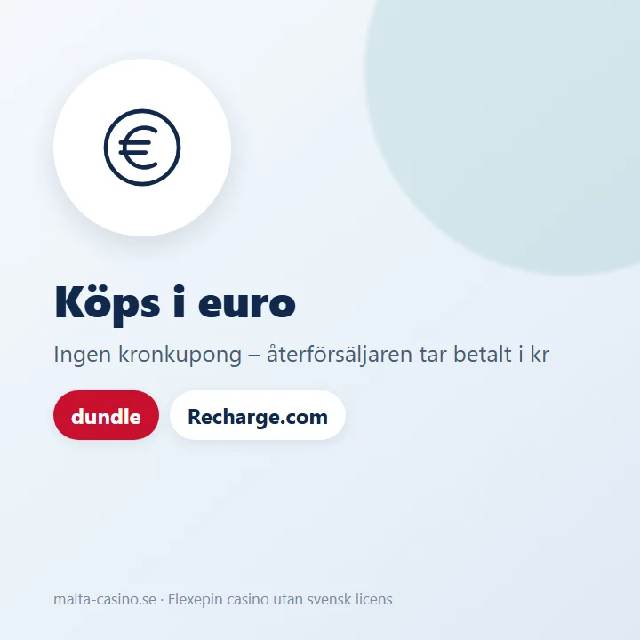 Illustration: Flexepin köps i euro hos återförsäljare på nätet och betalas i kronor