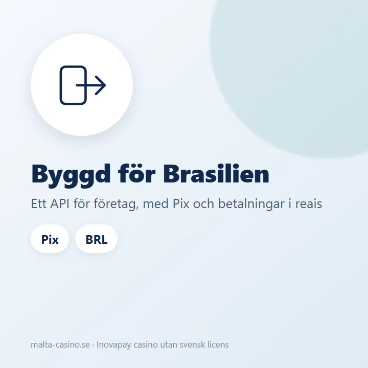 Illustration: Inovapay som en integration mellan internationella företag och betalpartner i Brasilien