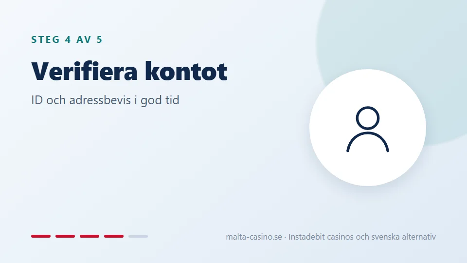 Verifiera kontot