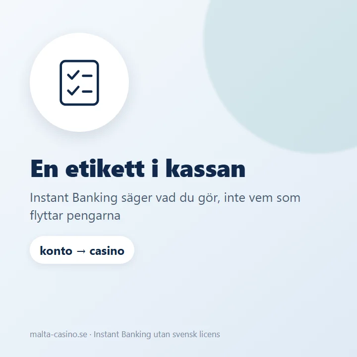 Illustration: Instant Banking är en etikett i kassan för betalning från bankkontot
