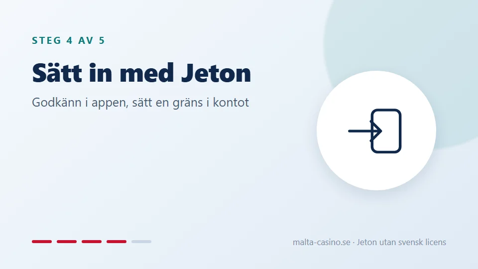 Sätt in med Jeton