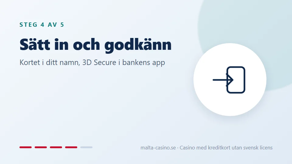 Sätt in och godkänn