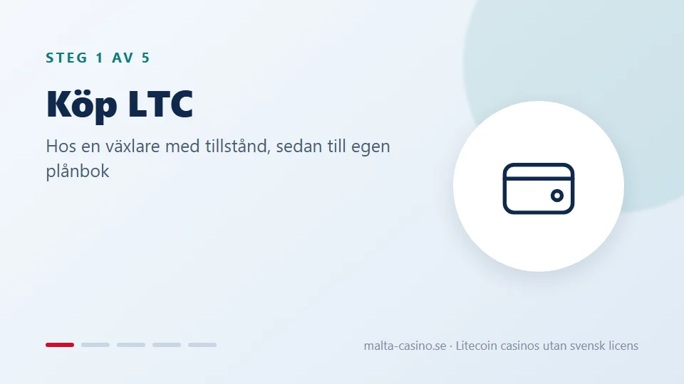 Köp LTC och flytta dem till din plånbok