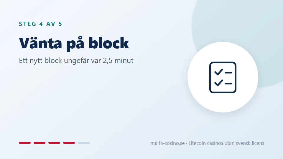 Vänta på bekräftelserna