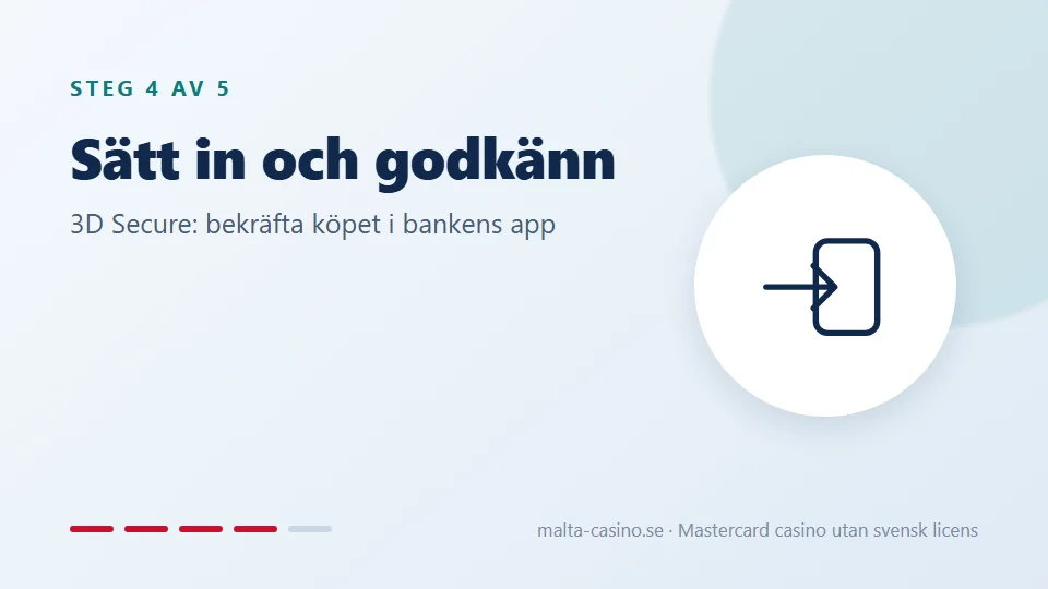 Sätt in och godkänn