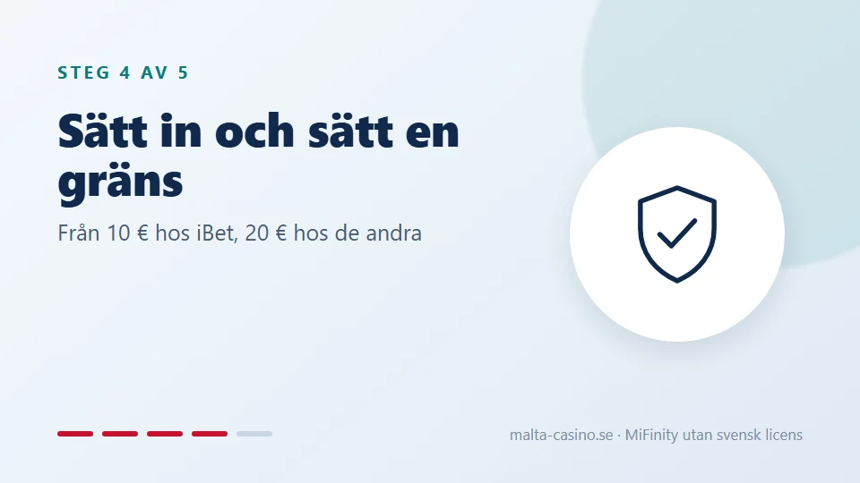 Sätt in och sätt en gräns