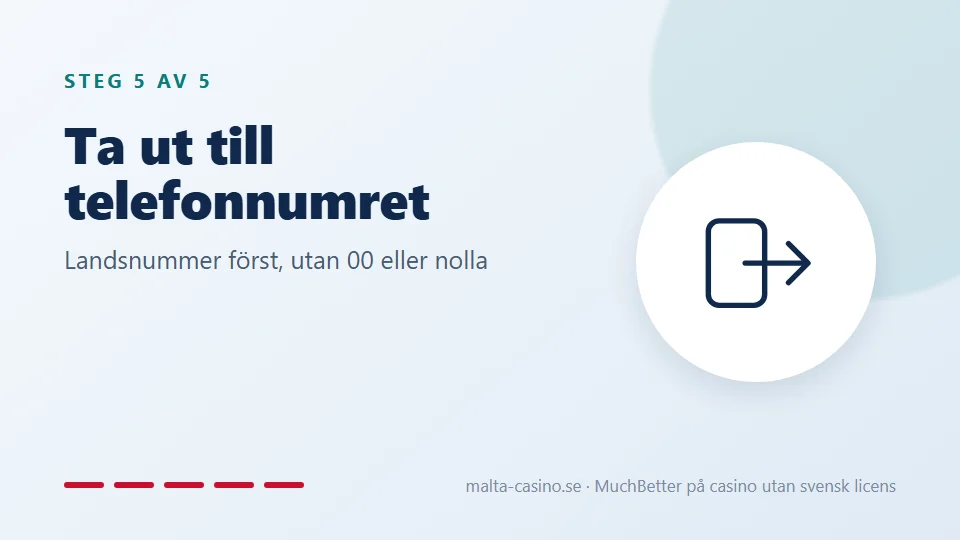Ta ut till telefonnumret