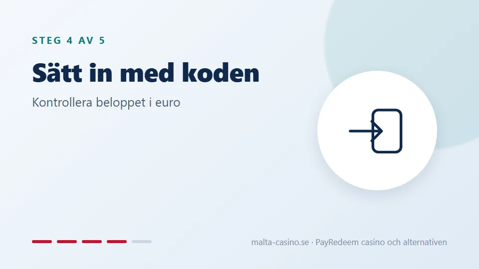 Sätt in med koden