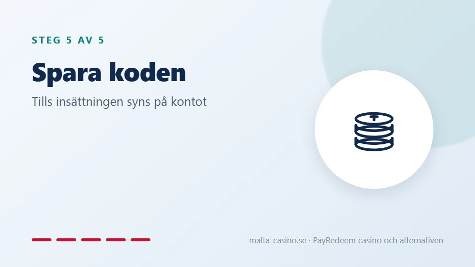 Spara koden