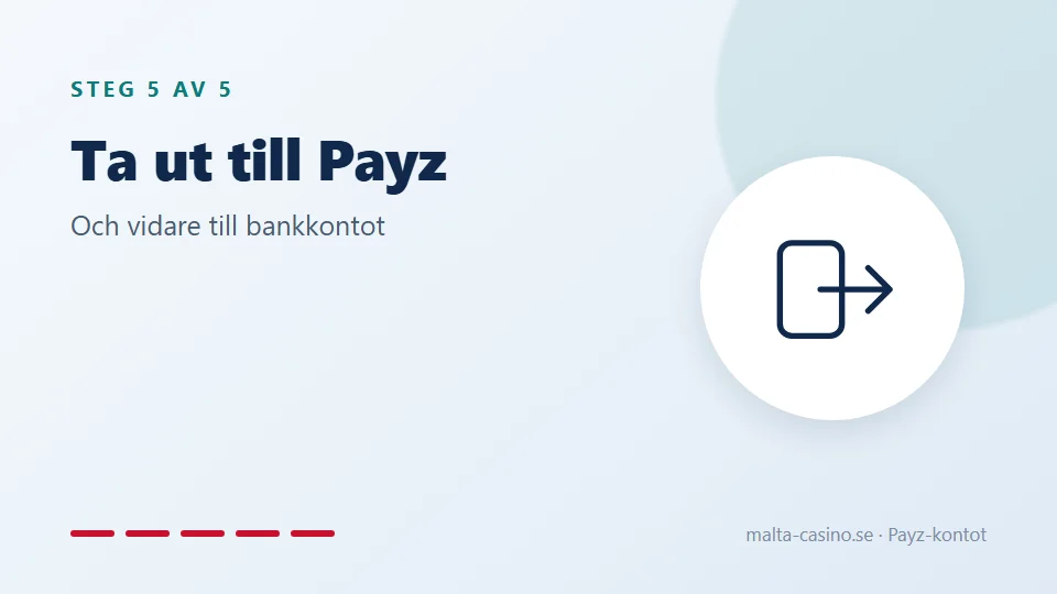 Ta ut till Payz och vidare till banken
