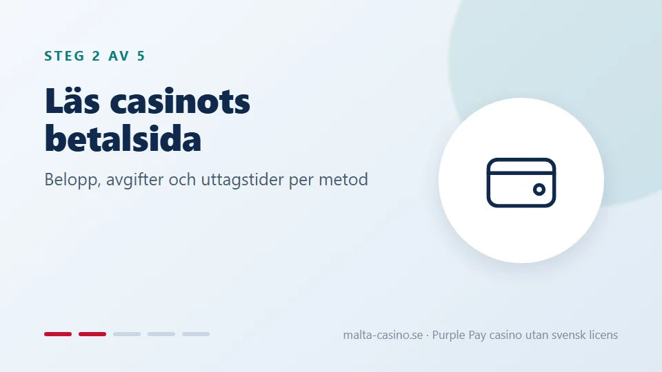 Läs casinots betalsida