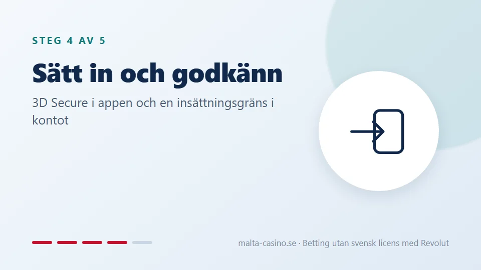 Sätt in och godkänn i appen