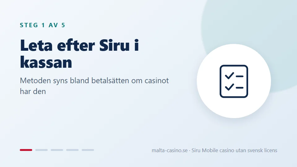 Leta efter Siru bland betalsätten