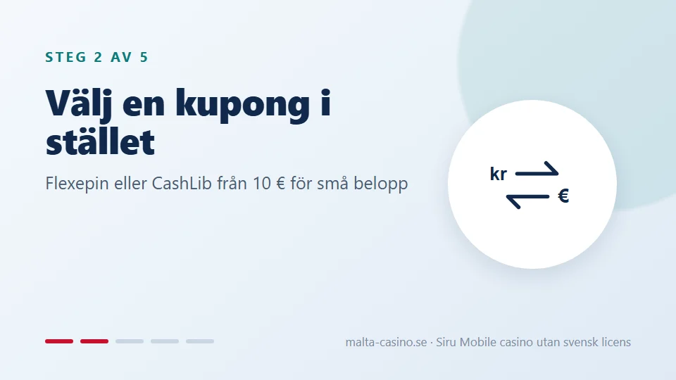Välj en kupong i stället