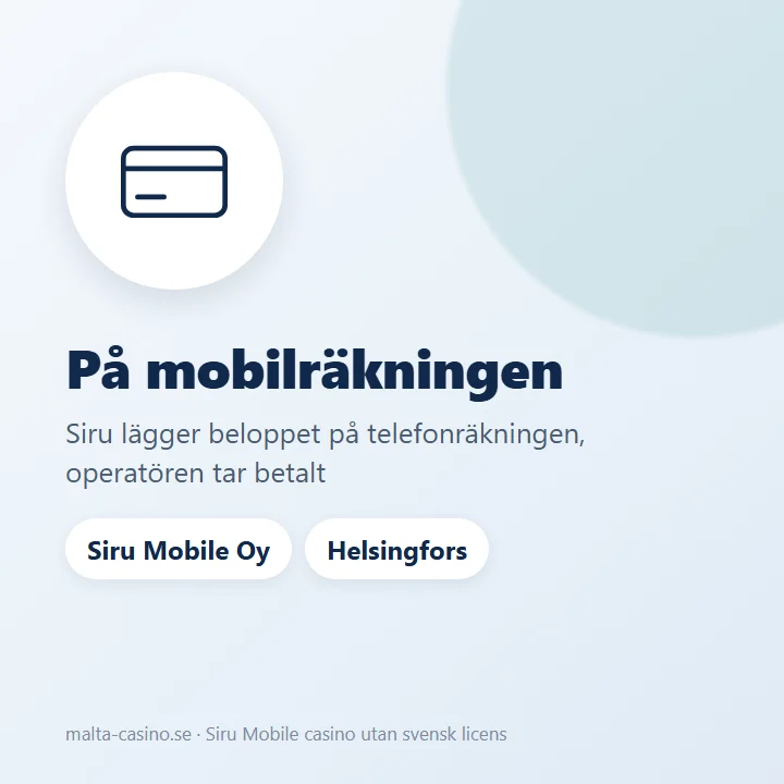 Illustration: Siru Mobile lägger betalningen på mobilräkningen