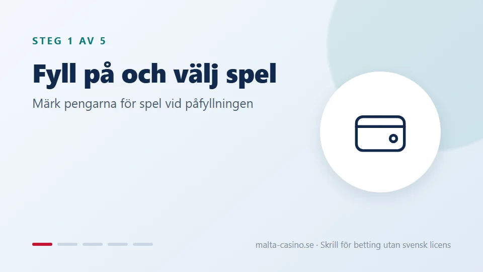 Fyll på Skrill och välj spel