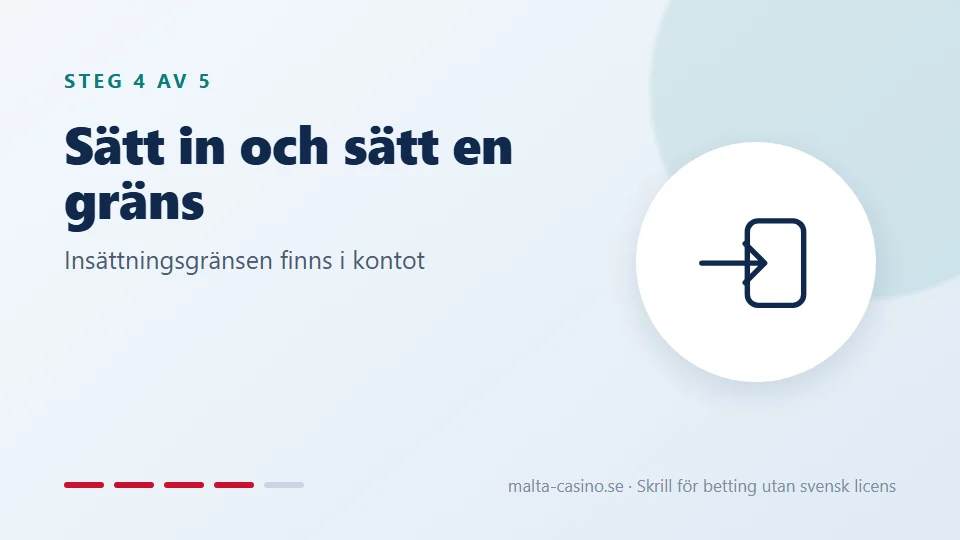 Sätt in och sätt en gräns
