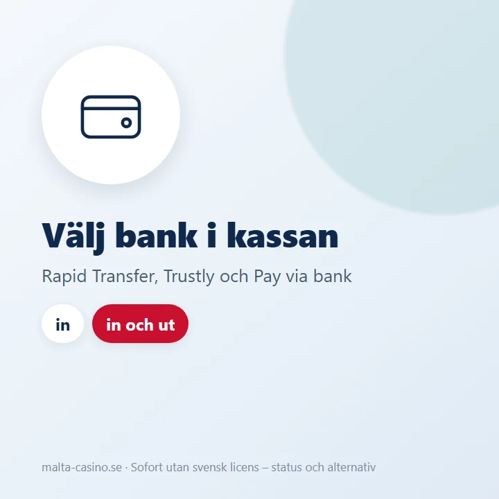 Illustration: du väljer din bank i kassan och godkänner betalningen