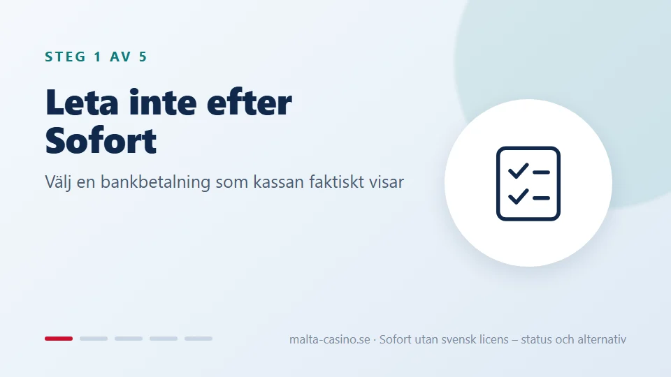 Leta inte efter Sofort