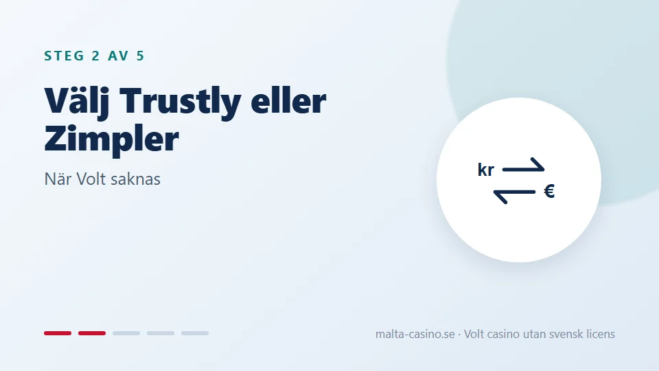 Välj Trustly eller Zimpler i stället