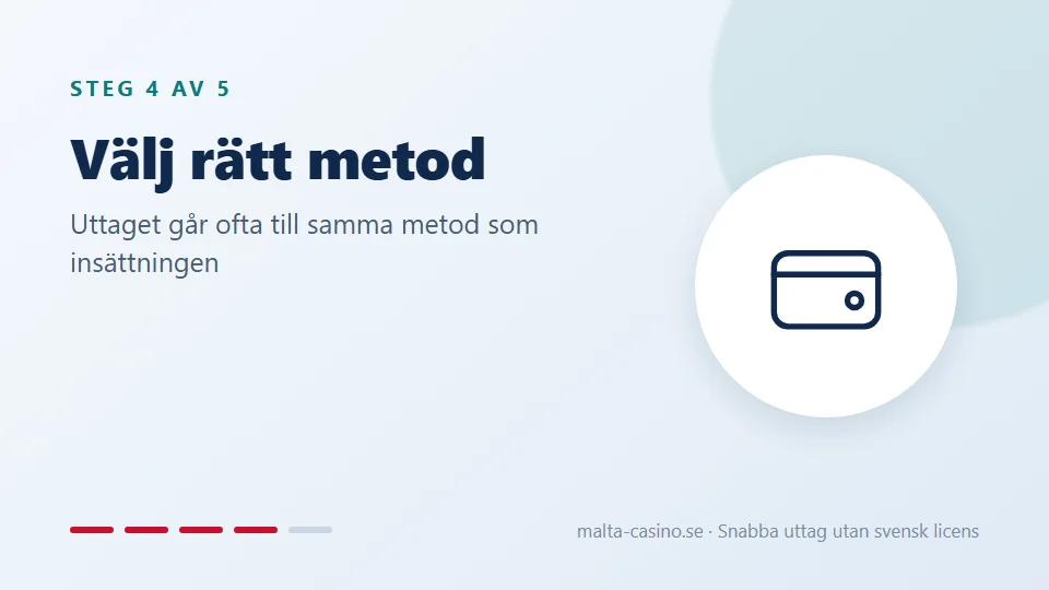 Sätt in med en metod som klarar uttag