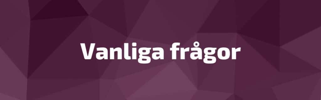 Vanliga frågor