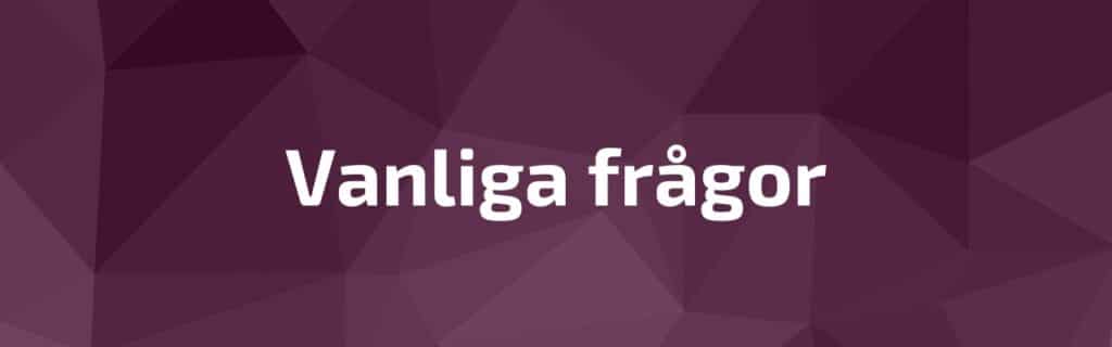 Vanliga frågor