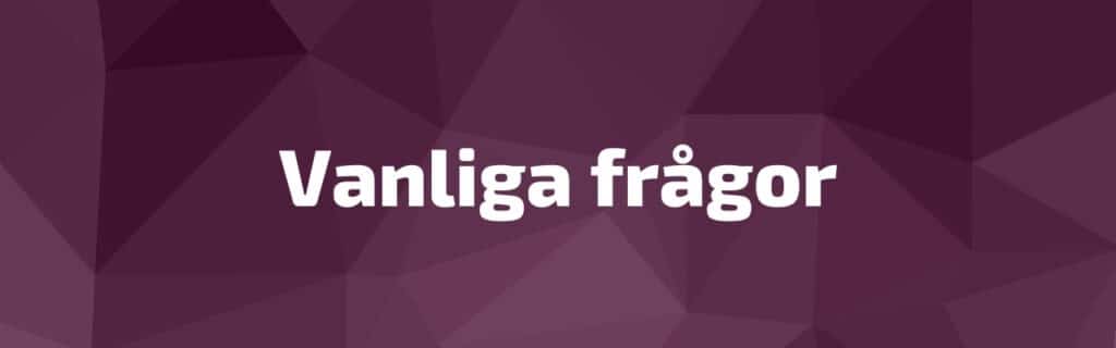 Vanliga frågor 