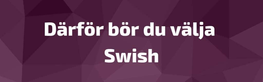 Swish som betalningsmetod på casino utan svensk licens